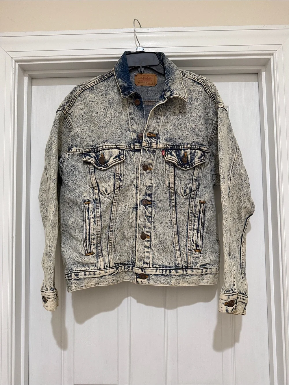 Levi’s 1980’s Vintage Acid Wash Denim Jacket - Light Blue